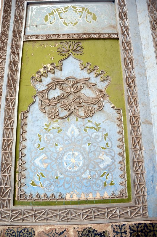 28 Ornate Panel Next To The Entrance To Tomb Of Abakh Hoja Near Kashgar